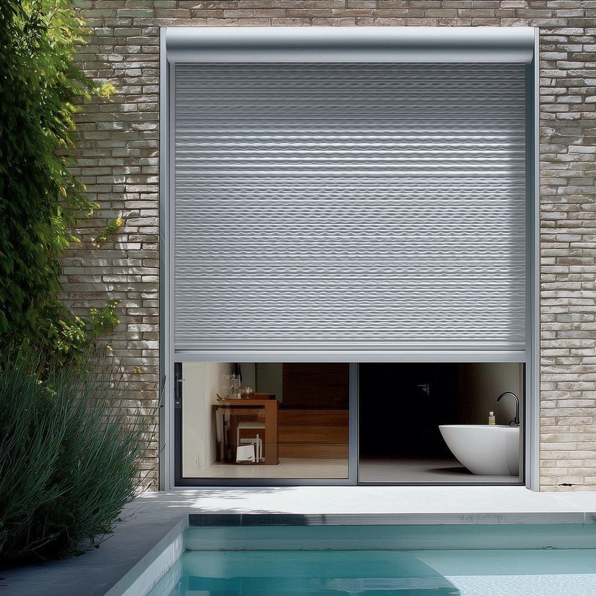 Volet roulant aluminium design personnalisé coloris